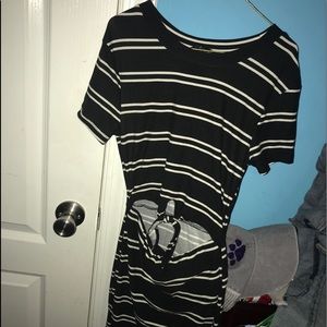 Black and white dress